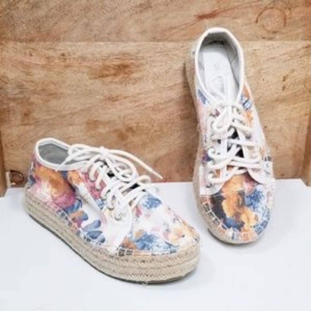 Call it Spring Floral Espadrille Sneakers